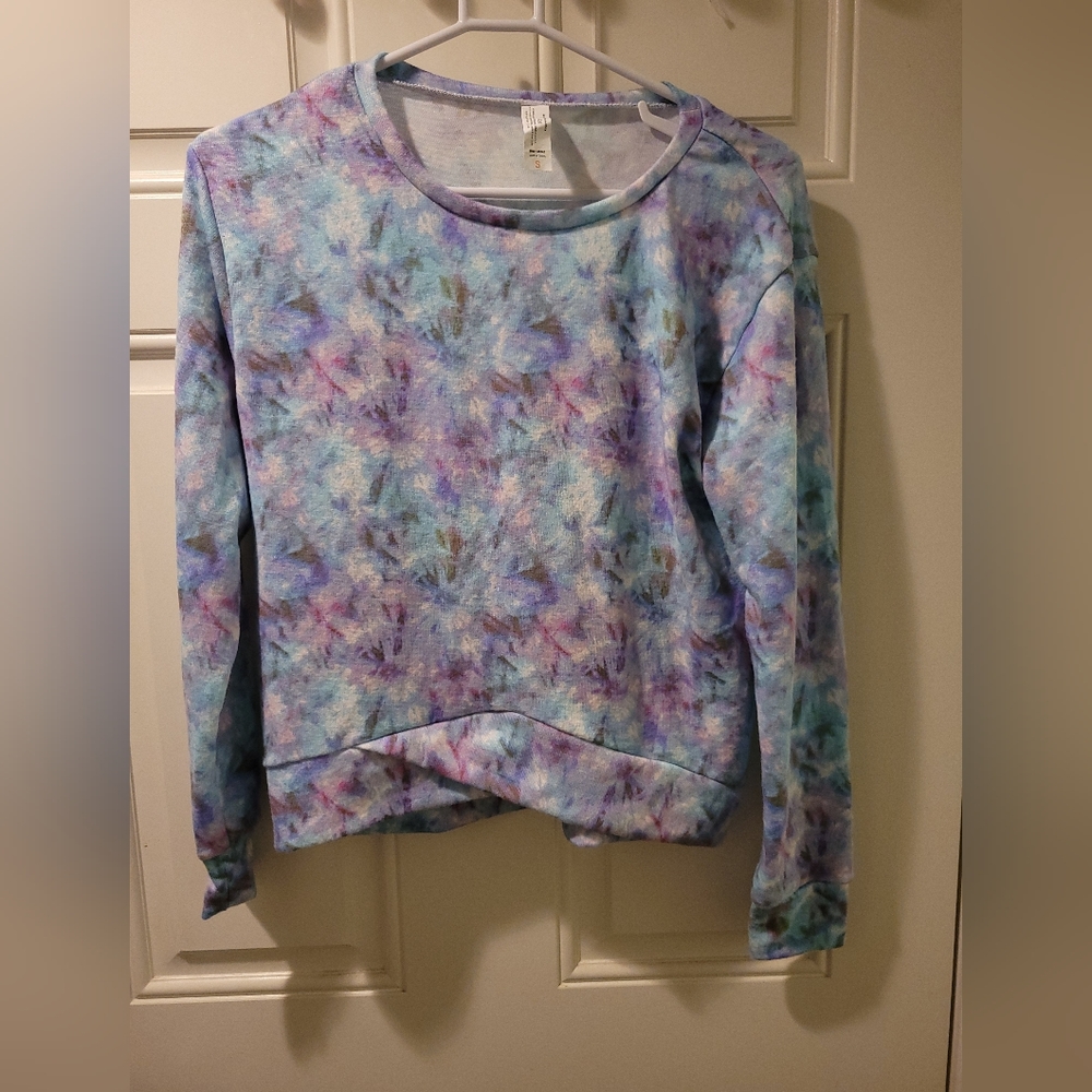 Women's Retro Tie Dye Sweater Size S